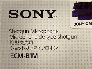 Sony ECM-B1M Camera-Mount Digital Shotgun Microphone